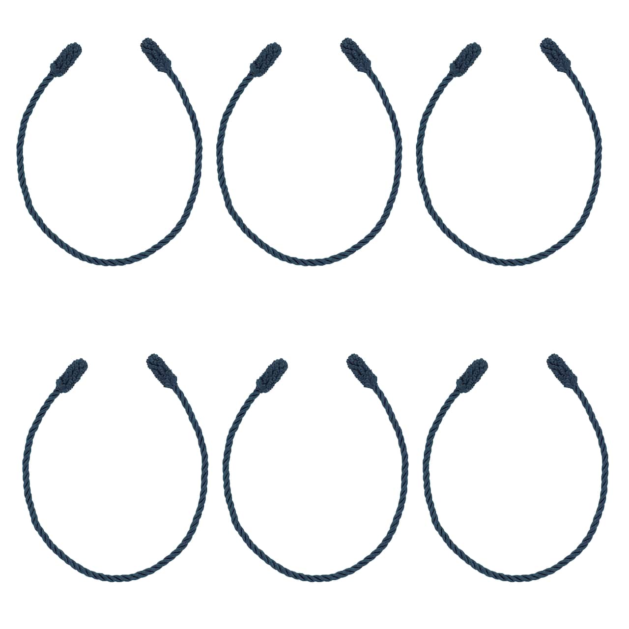 Haute Decor 20" Blue Decorative Christmas Twist Ties, 6ct.